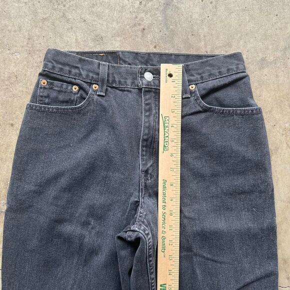 Vintage Black Levi’s 550 Tapered Jeans size 8 (26x27”) - Picture 4 of 8